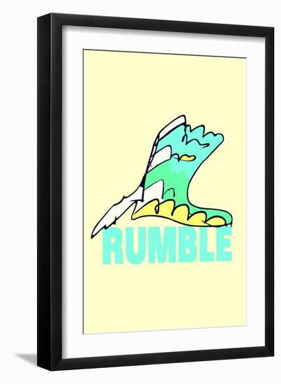 Rumble Sunny by Annimo-null-Framed Art Print