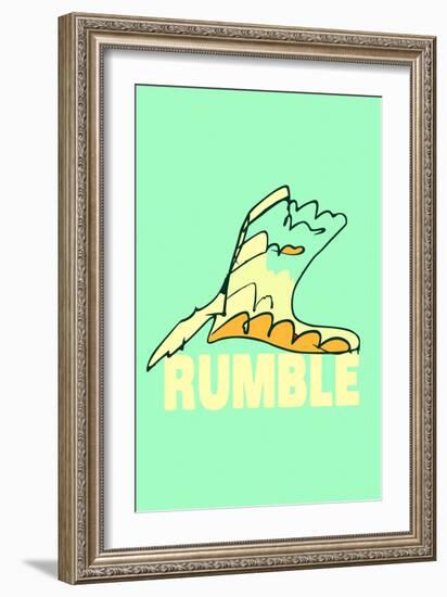 Rumble Young Man by Annimo-null-Framed Art Print