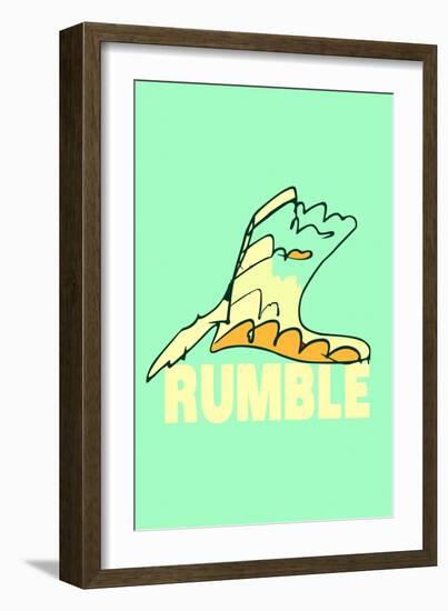 Rumble Young Man by Annimo-null-Framed Art Print