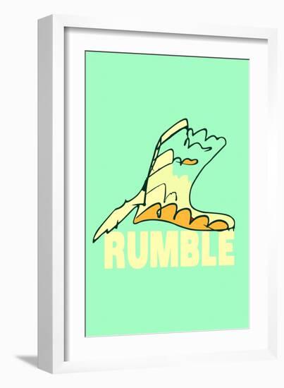 Rumble Young Man by Annimo-null-Framed Art Print