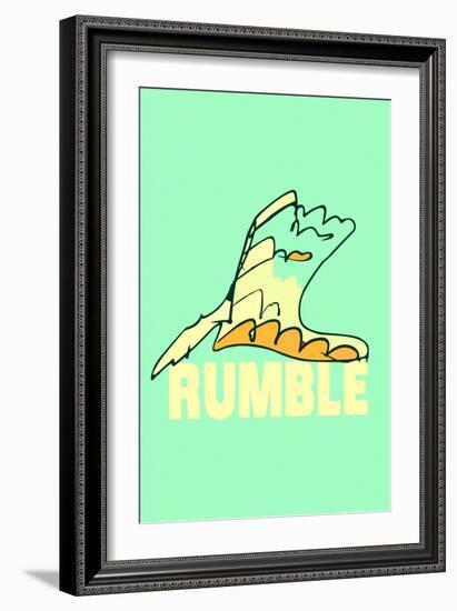 Rumble Young Man by Annimo-null-Framed Art Print