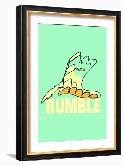 Rumble Young Man by Annimo-null-Framed Art Print