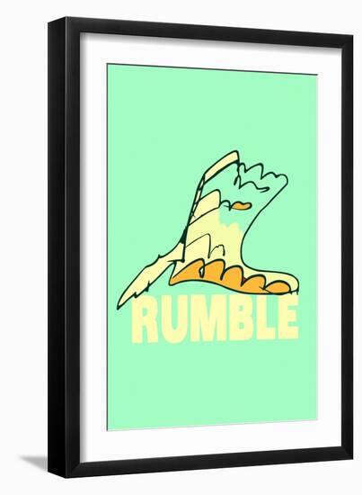 Rumble Young Man by Annimo-null-Framed Premium Giclee Print