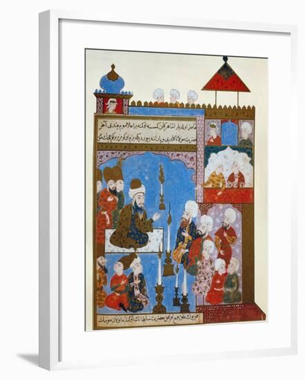 Rumi's Candle is Still Lit, late 16th century-null-Framed Giclee Print