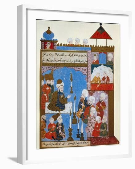 Rumi's Candle is Still Lit, late 16th century-null-Framed Giclee Print