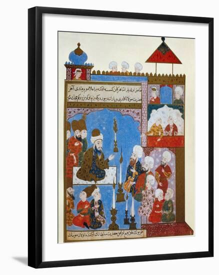 Rumi's Candle is Still Lit, late 16th century-null-Framed Giclee Print