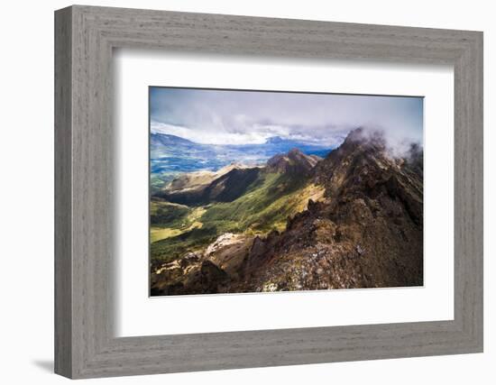 Ruminahui Volcano Summit, Cotopaxi National Park, Avenue of Volcanoes, Ecuador, South America-Matthew Williams-Ellis-Framed Photographic Print