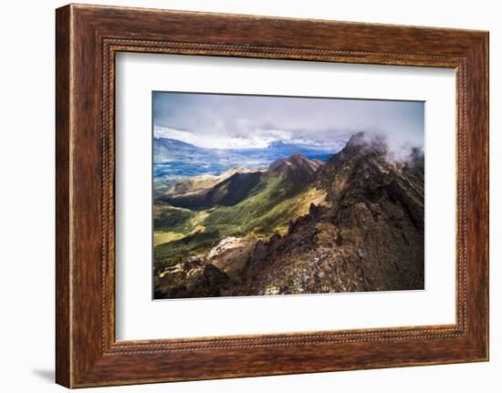 Ruminahui Volcano Summit, Cotopaxi National Park, Avenue of Volcanoes, Ecuador, South America-Matthew Williams-Ellis-Framed Photographic Print