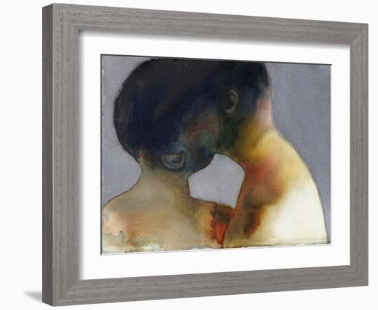 Rumour, 2018 (W/C on Arches)-Graham Dean-Framed Giclee Print