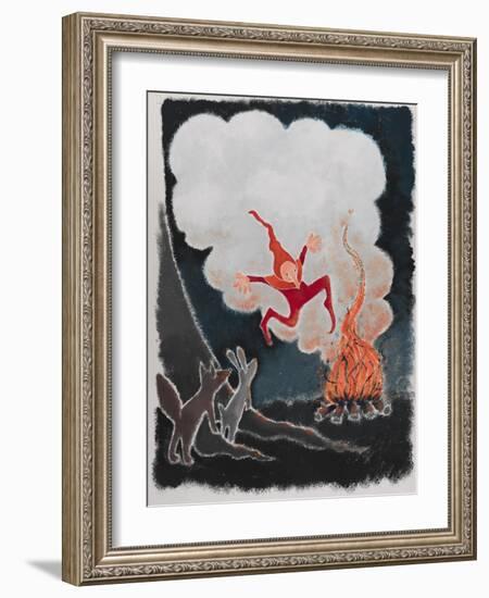 Rumpelstiltskin Dancing in the Night-Susie Jenkin Pearce-Framed Photo