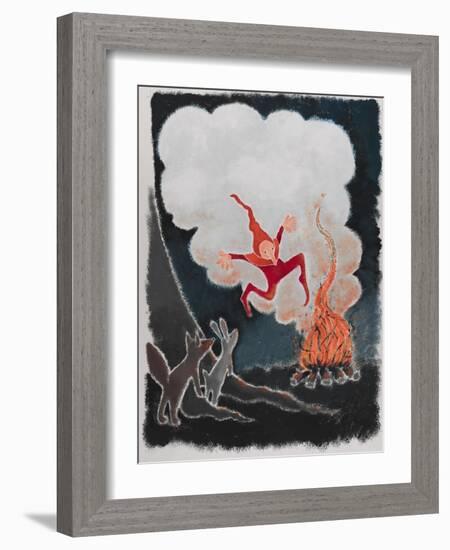 Rumpelstiltskin Dancing in the Night-Susie Jenkin Pearce-Framed Photo