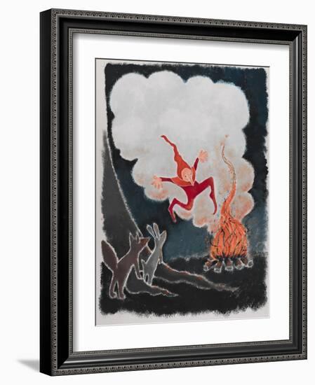 Rumpelstiltskin Dancing in the Night-Susie Jenkin Pearce-Framed Photo