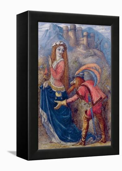 Rumpelstiltskin (W/C)-Richard Doyle-Framed Premier Image Canvas