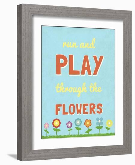 Run and Play-null-Framed Art Print