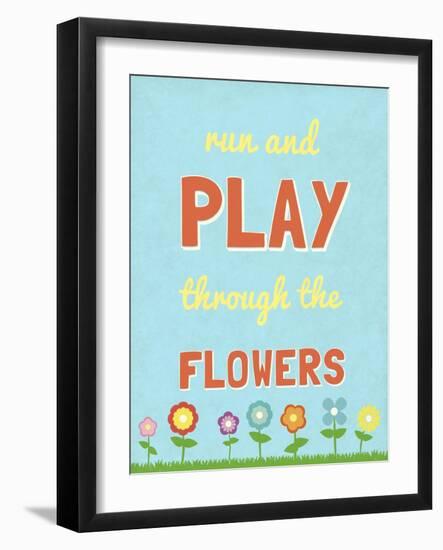 Run and Play-null-Framed Art Print