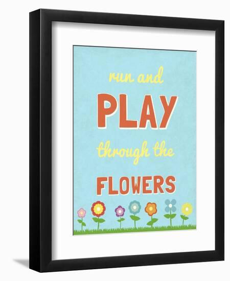 Run and Play-null-Framed Premium Giclee Print