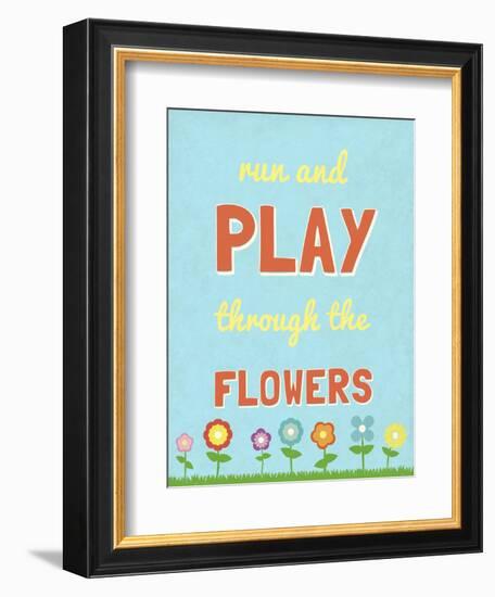 Run and Play-null-Framed Premium Giclee Print