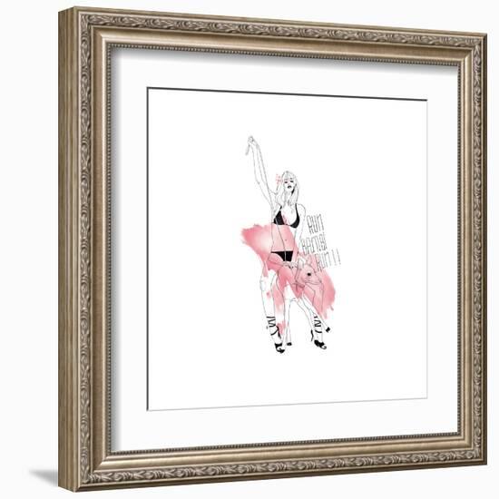 Run Bambi-Manuel Rebollo-Framed Art Print