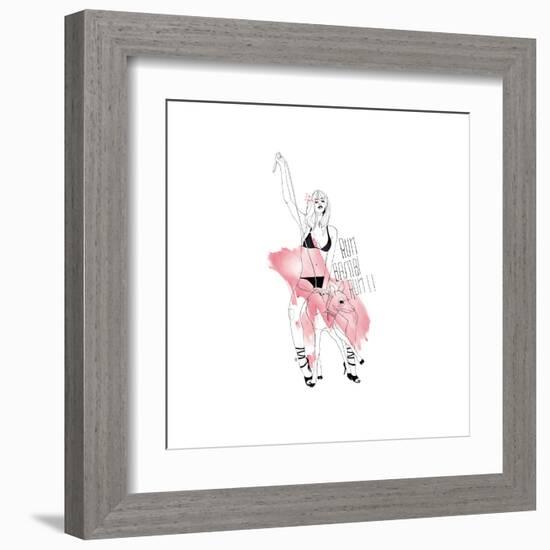 Run Bambi-Manuel Rebollo-Framed Art Print