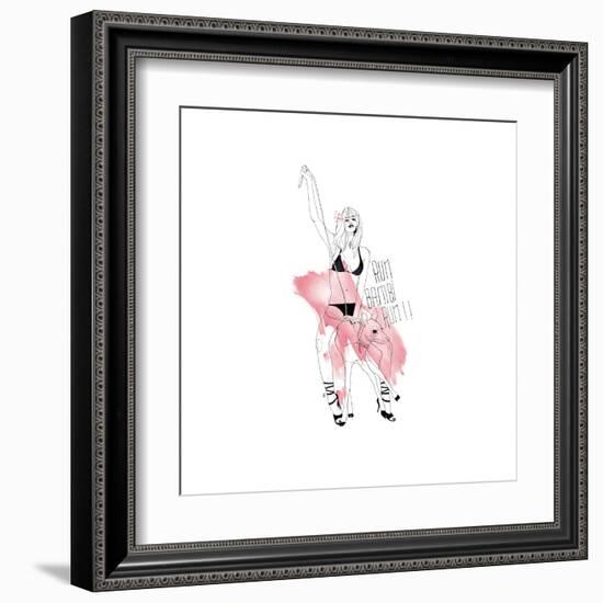 Run Bambi-Manuel Rebollo-Framed Art Print