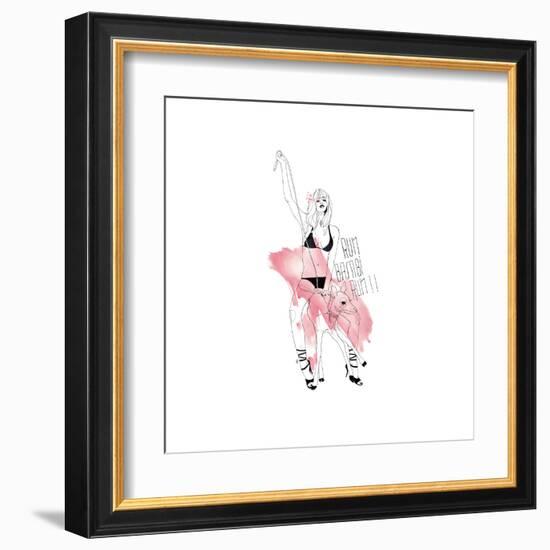 Run Bambi-Manuel Rebollo-Framed Art Print