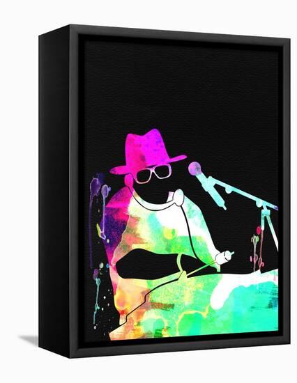 Run Dmc Watercolor-Lana Feldman-Framed Stretched Canvas