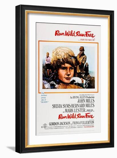 Run Wild, Run Free, from Left: Sylvia Syms, Mark Lester, John Mills, Fiona Fullerton, 1969-null-Framed Premium Giclee Print