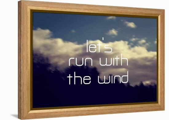 Run with the Wind-Vintage Skies-Framed Premier Image Canvas