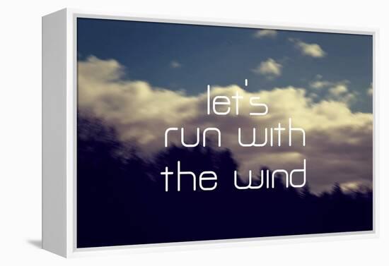 Run with the Wind-Vintage Skies-Framed Premier Image Canvas