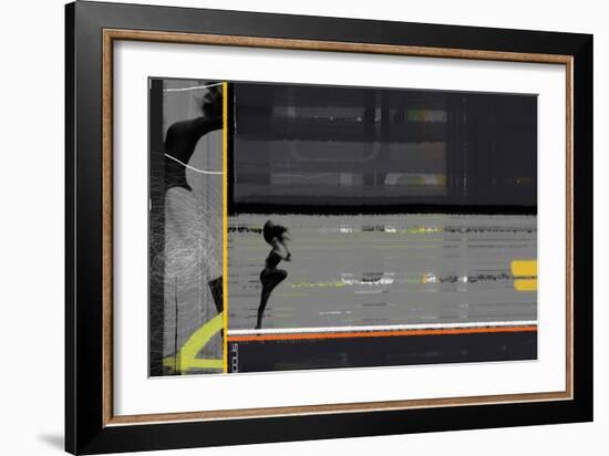 Run-NaxArt-Framed Art Print