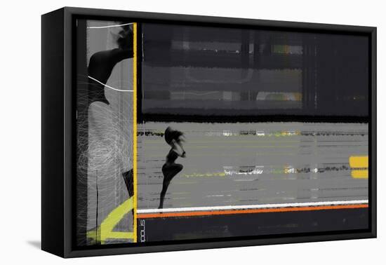 Run-NaxArt-Framed Stretched Canvas