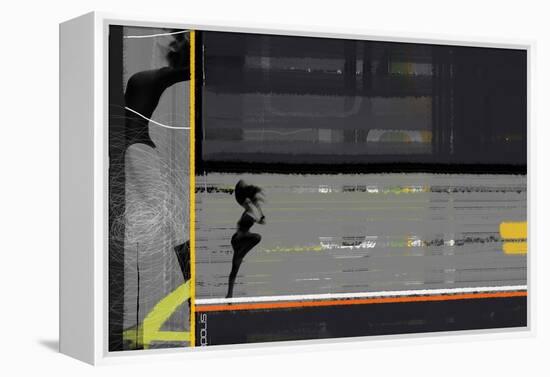 Run-NaxArt-Framed Stretched Canvas