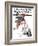 "Runaway Pants" Saturday Evening Post Cover, August 9,1919-Norman Rockwell-Framed Giclee Print