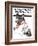 "Runaway Pants" Saturday Evening Post Cover, August 9,1919-Norman Rockwell-Framed Giclee Print