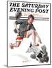 "Runaway Pants" Saturday Evening Post Cover, August 9,1919-Norman Rockwell-Mounted Giclee Print