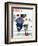 "Runaway" Saturday Evening Post Cover, September 20,1958-Norman Rockwell-Framed Giclee Print