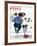 "Runaway" Saturday Evening Post Cover, September 20,1958-Norman Rockwell-Framed Premium Giclee Print