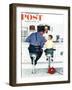 "Runaway" Saturday Evening Post Cover, September 20,1958-Norman Rockwell-Framed Giclee Print