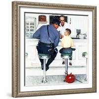 "Runaway", September 20,1958-Norman Rockwell-Framed Giclee Print