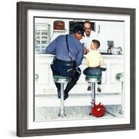 "Runaway", September 20,1958-Norman Rockwell-Framed Giclee Print