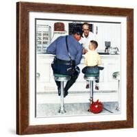 "Runaway", September 20,1958-Norman Rockwell-Framed Giclee Print
