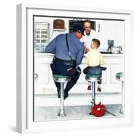 "Runaway", September 20,1958-Norman Rockwell-Framed Giclee Print