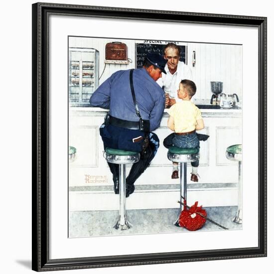 "Runaway", September 20,1958-Norman Rockwell-Framed Premium Giclee Print