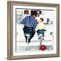 "Runaway", September 20,1958-Norman Rockwell-Framed Giclee Print