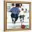 "Runaway", September 20,1958-Norman Rockwell-Framed Premier Image Canvas