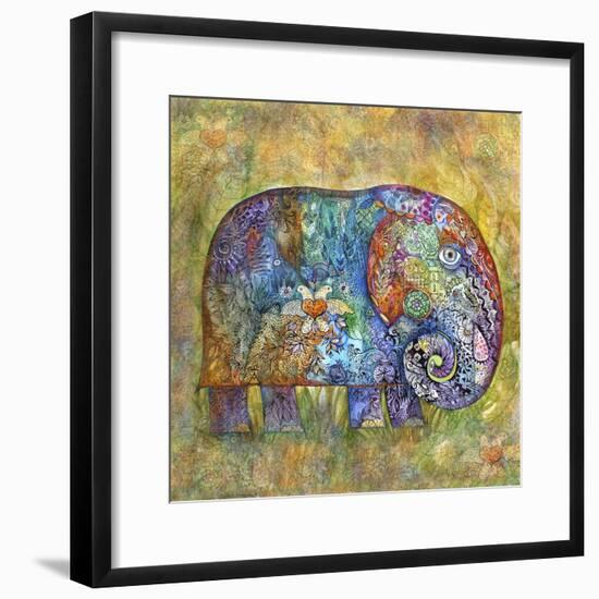 Runes Elephant-Oxana Zaika-Framed Giclee Print