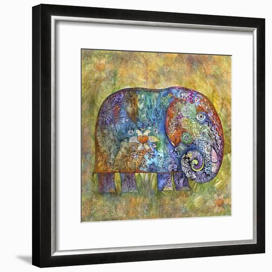 Runes Elephant-Oxana Zaika-Framed Giclee Print