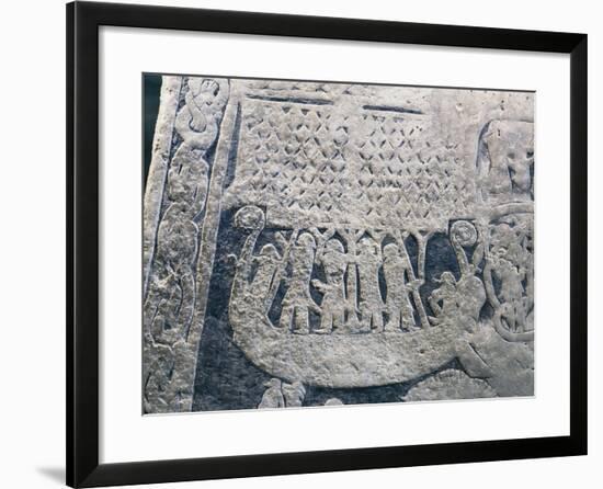 Runestone from Gotland Island-null-Framed Giclee Print