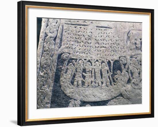 Runestone from Gotland Island-null-Framed Giclee Print