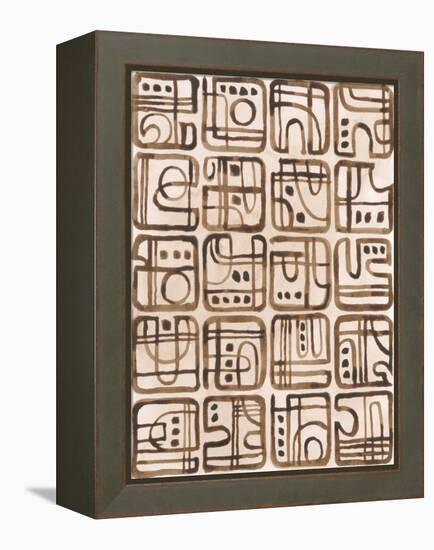 Runic-Kathrine Lovell-Framed Stretched Canvas